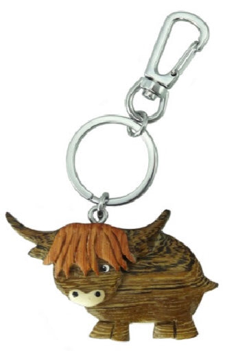 Daisy The Highland Cow Moorb Keychain – AfternoonFika