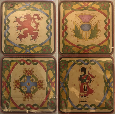 Scottish Coasters Set of 4