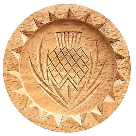 Hardwood Scottish Thistle Shortbread Moulds