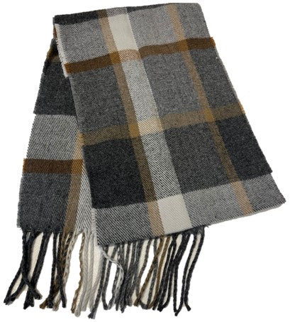 Scarf - Grey Check