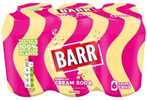 Barr Cream Soda 6 Pack