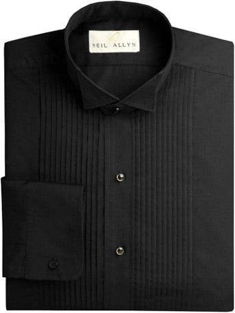 Tuxedo Shirt by Neil Allyn - Black