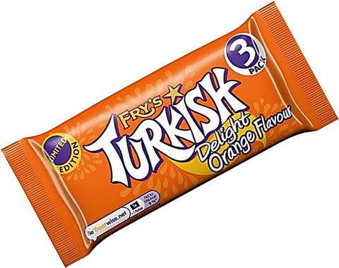 Chocolate - Fry's Turkish Delight Orange 3 Pack