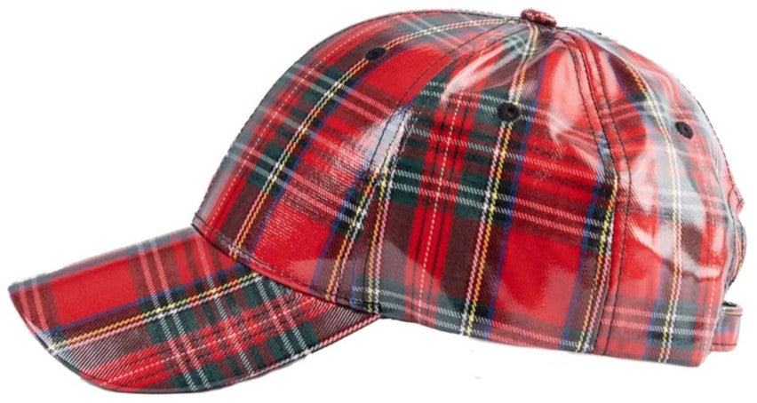 Ball Cap - Shiny Royal Stewart Tartan