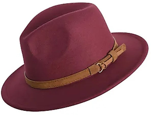 Hat - Fedora Style - Oxblood