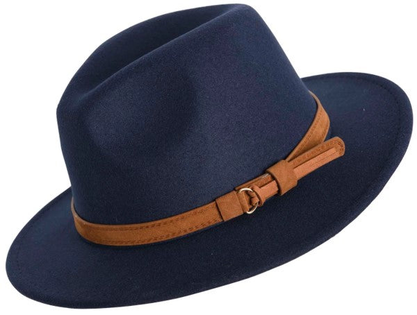 Hat - Fedora Style - Navy Blue