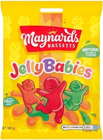 Maynards Bassetts Jelly Babies 165g