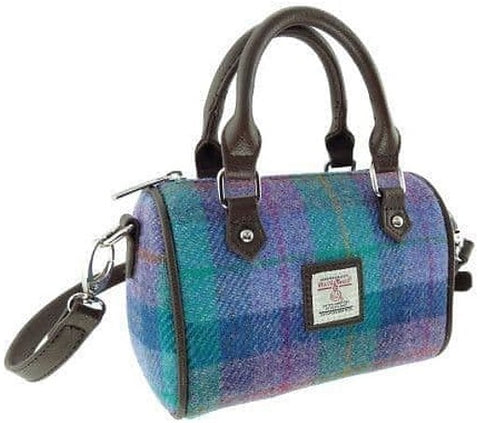 Harris Tweed Mini Bowling Handbag - Kilbride