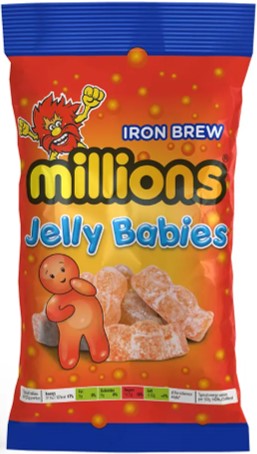 Millions Iron Brew Jelly Babies 180g