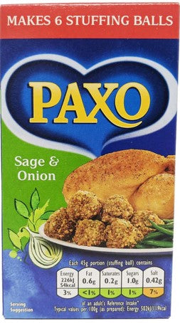 Paxo Sage & Onion Stuffing Mix 85g