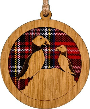 Christmas Puffin Ornament