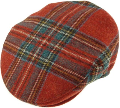 Shetland Wool Tartan Cap - Royal Stewart