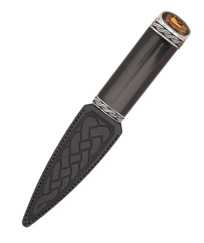 Torridon Blackwood Sgian Dubh With Citrine Stone