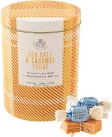 Gardiners of Scotland Fudge Tin - Sea Salt & Caramel Fudge