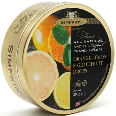 Simpkins Orange Lemon & Grapefruit Drops