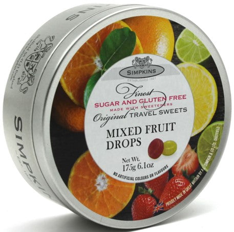 Simpkins Mixed Fruit Drops Sugar & Gluten Free