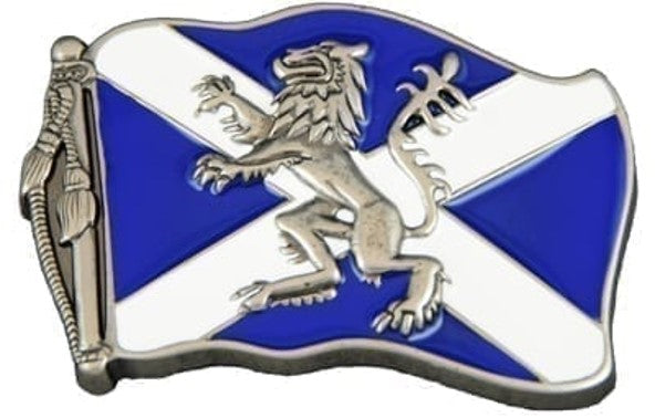 Pant Belt Buckle - Saltire & Lion Rampant