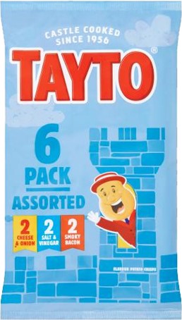 Tayto Assorted Crisps 6 Pack