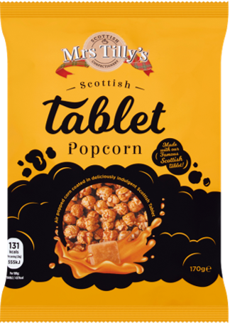 Mrs. Tilly's Tablet Flavoured Popcorn