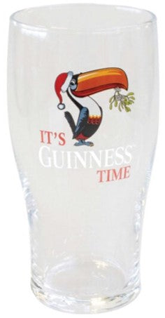 Guinness Toucan Christmas Pint Glass