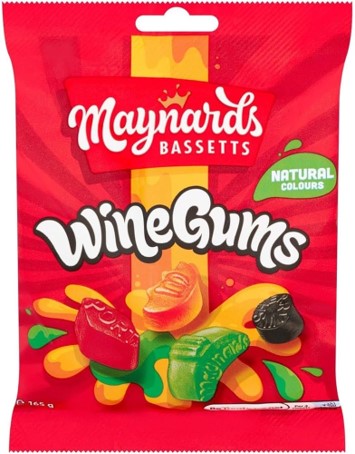 Maynards Bassetts Wine Gums 165g