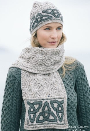 Beanie - Celtic Jacquard Oatmeal