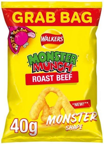 Monster Munch Roast Beef - PAST BEST BEFORE