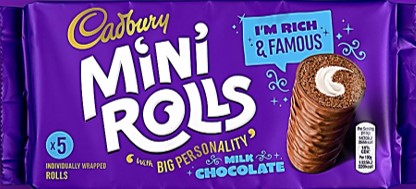 Cadbury Milk Chocolate Mini Rolls