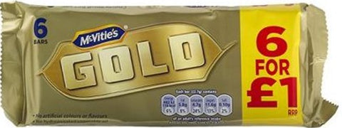 McVitie's Gold Bars 6 Pack