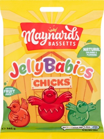 Maynards Bassetts Jelly Babies Chicks 165g