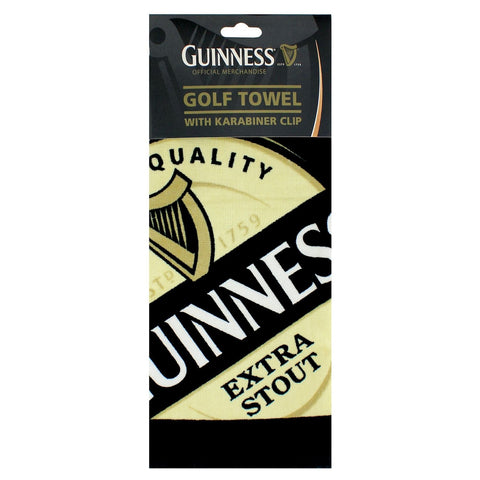 Guinness Label Golf Towel