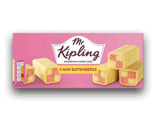 Mr. Kipling Mini Battenberg Cakes