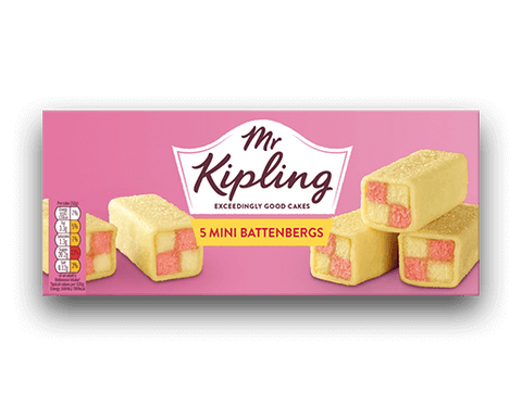 Mr. Kipling Mini Battenberg Cakes