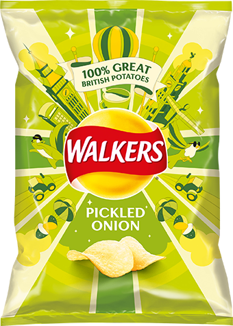 Walkers Pickled Onion Crisps